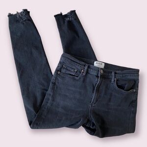 Agolde Sophie High Rise Black Skinny Jeans